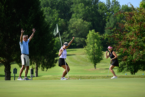 Golfers at Old Capital Golf Club